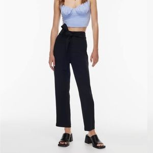 Aritzia Wilfred Tie Front Pant